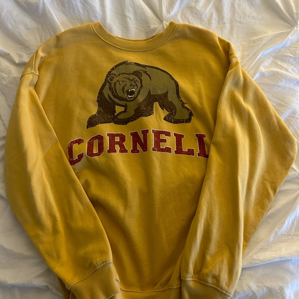 Cornell Yellow Sweatshirt
